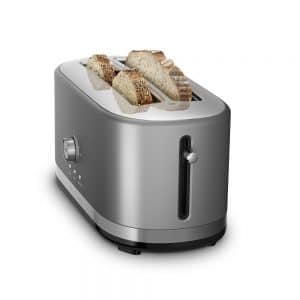kitchenaid toaster long slot silver