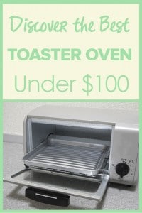 Best toaster oven under $100 Pinterest image.