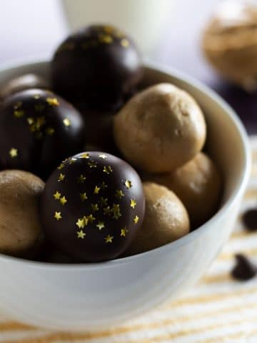 This is our featured image for our old fashioned peanut butter balls.