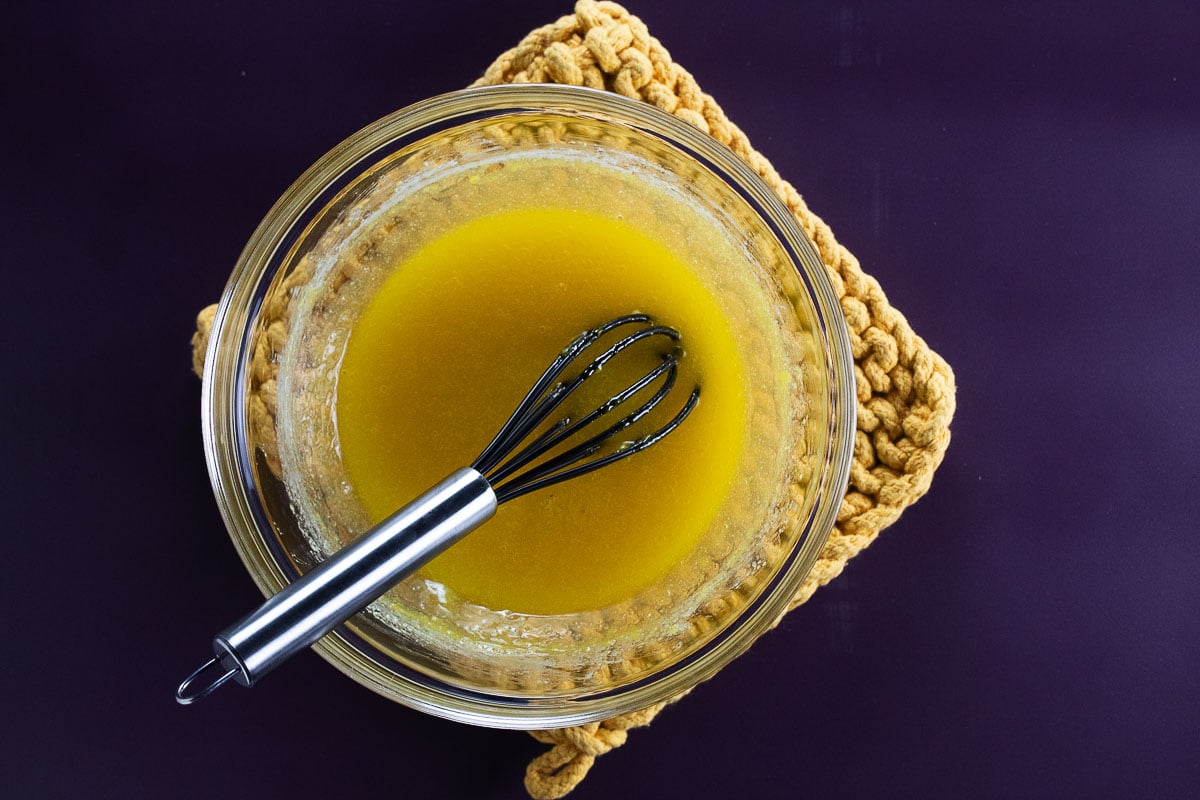 This is what the lemon curd will look like when done.