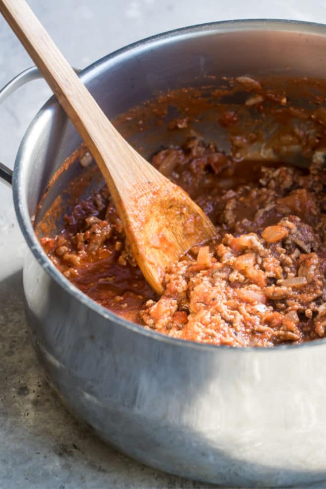 Culinary Hill's homemade meat sauce recipe.