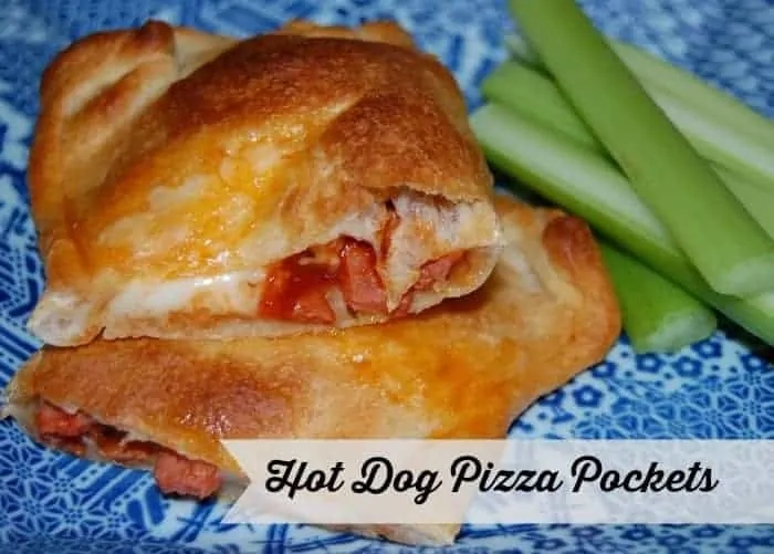 Hot Dog Pizza Pockets from Faithfully Free.