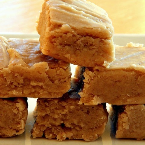 Peanut butter fudge recipe from Shockingly Delicious.