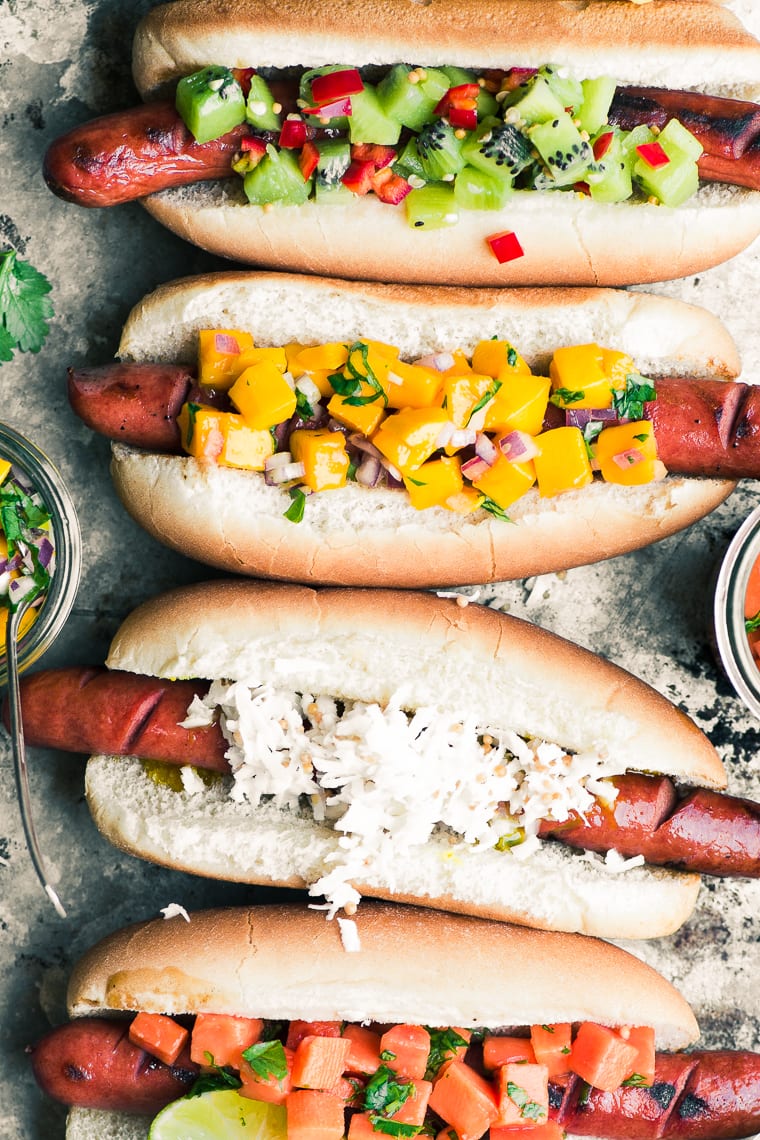 Tropical Hot Dog Bar from The View From Great Island.