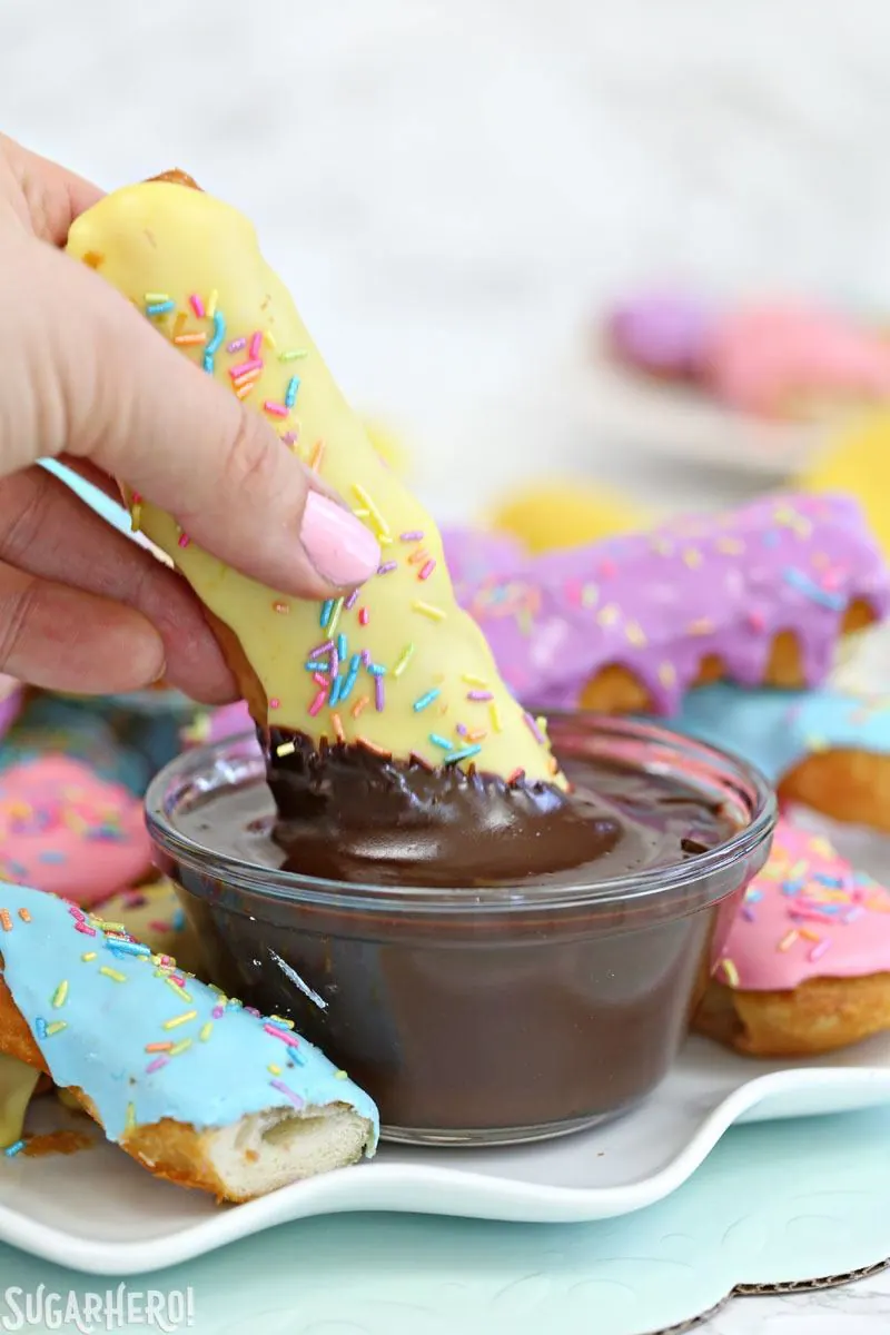 Doughnut Dippers from Sugar Hero. Is this one of the best donut recipes on the list?