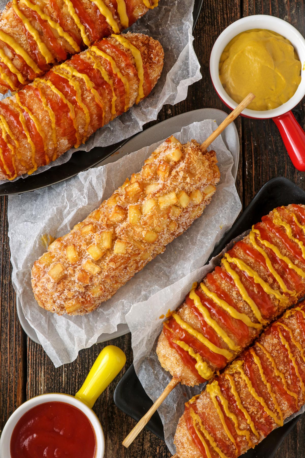 Korean Corn Dogs from Foxy Folksy.