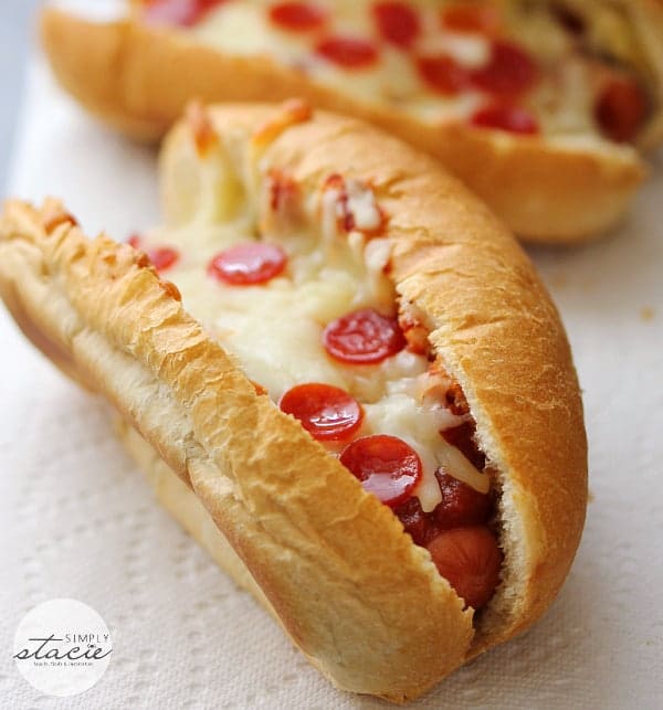 Pizza Hotdogs from Simply Stacie.