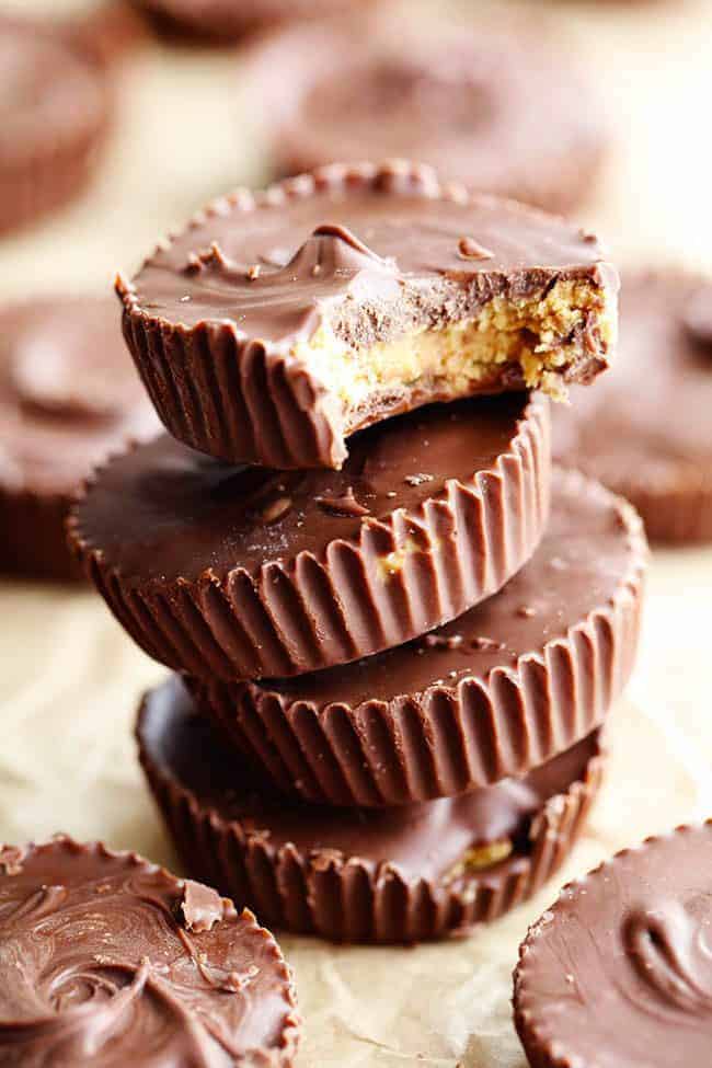 Homemade peanut butter cups from The Recipe Critic.