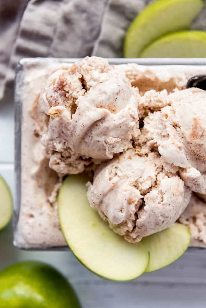 Apple pie ice cream from House of Nash Eats