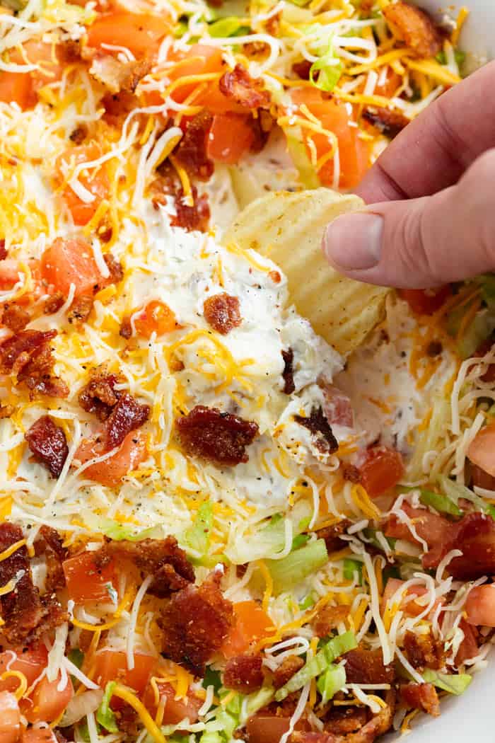 BLT dip from The Cozy Cook.