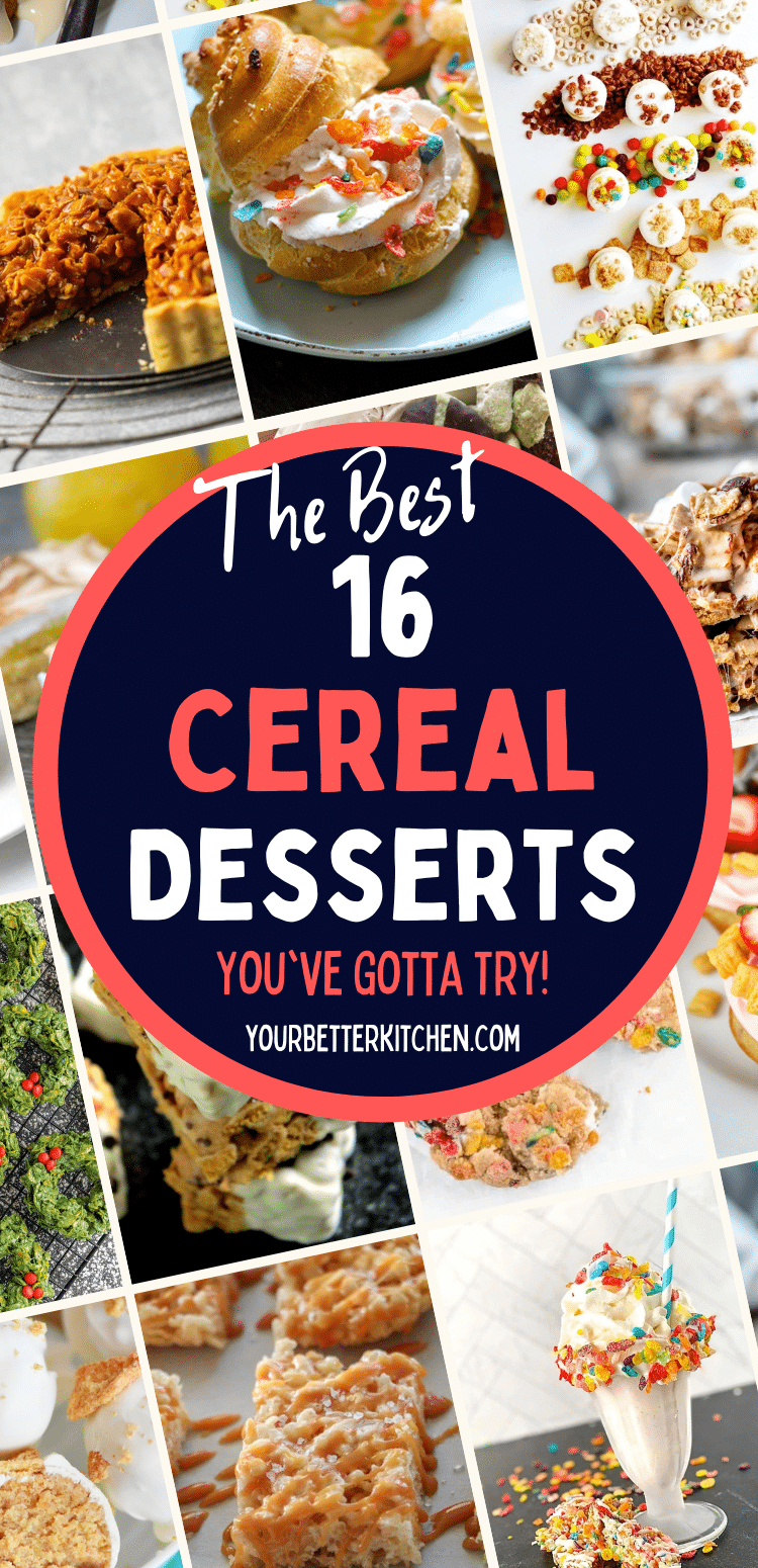 This is a list of 16 of the best cereal dessert recipes.
