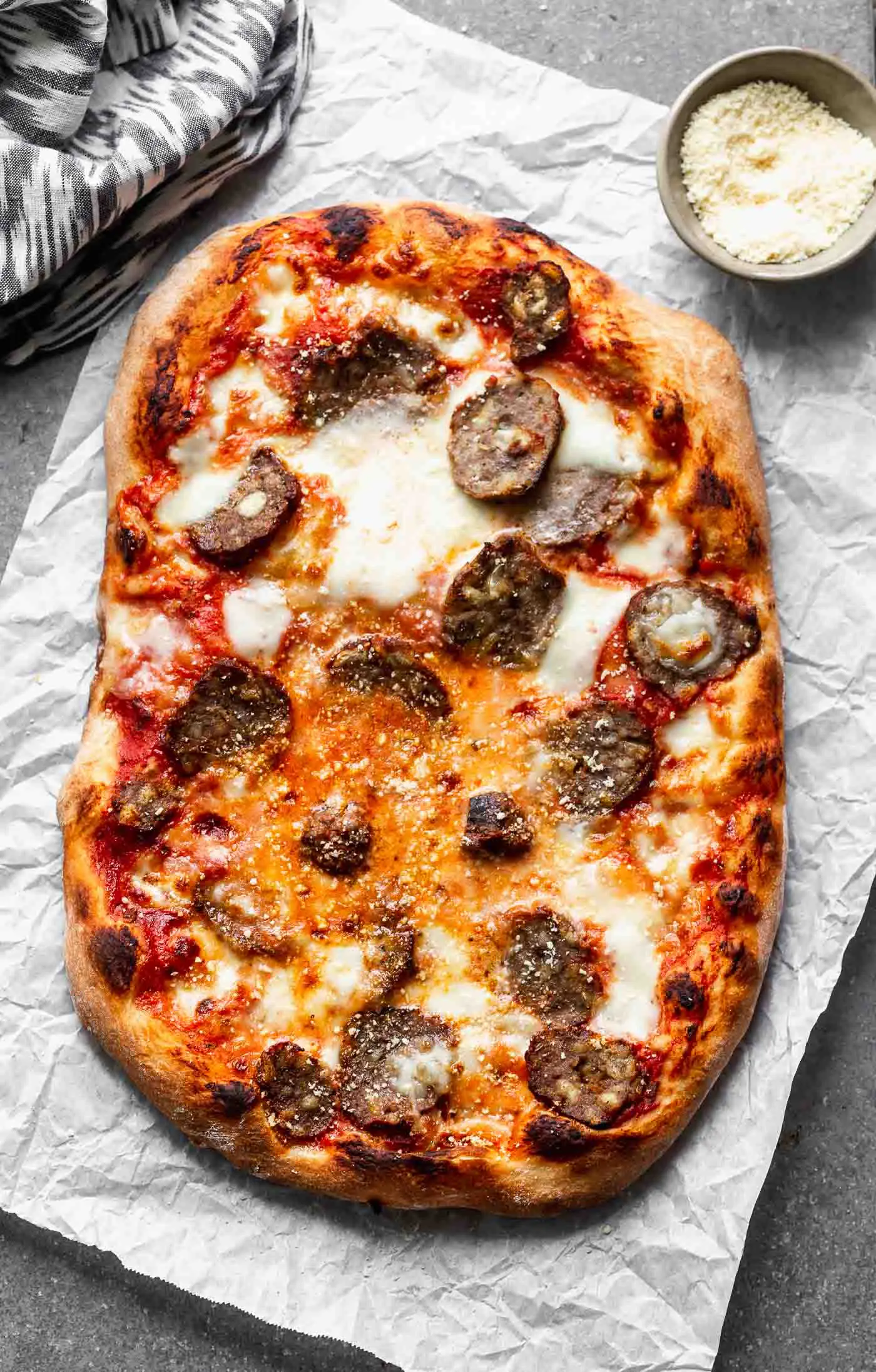 Best meatball pizza recipe from Cooking For Keeps.