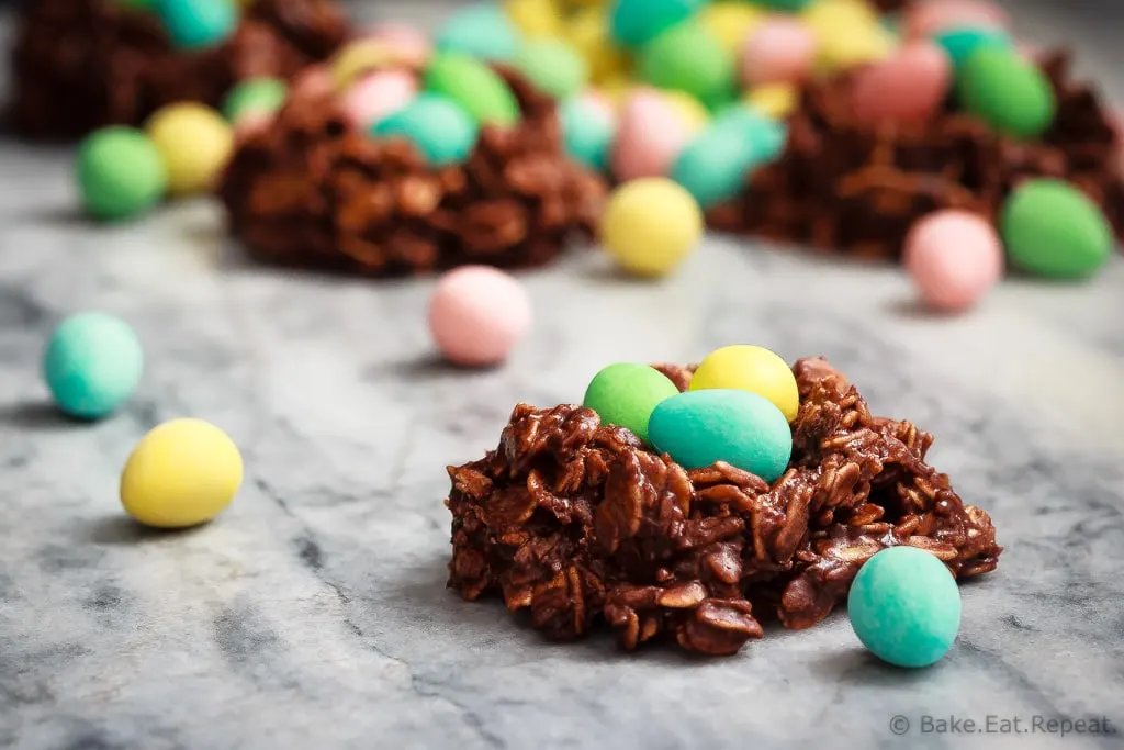 Bird's nest cookies from Bake Eat Repeat.