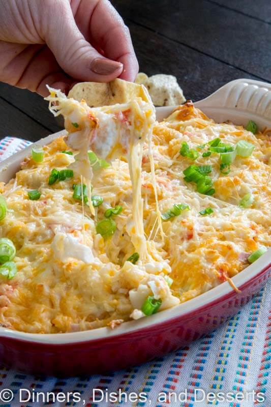 Hot crab dip from Dinner Dishes and Desserts.