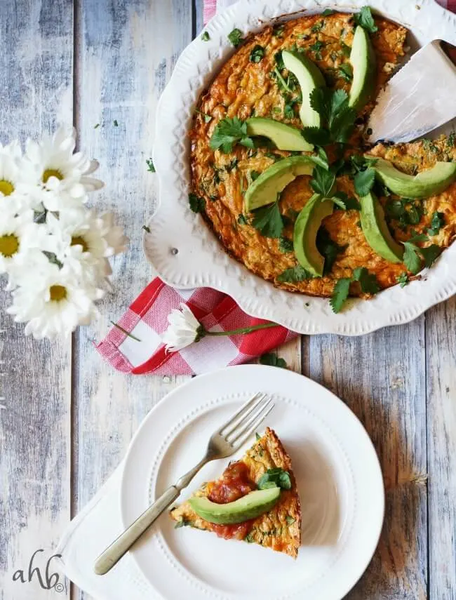 Southwestern quiche from Accidental Happy Baker