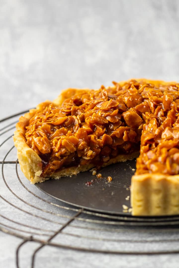 Cornflake jam tart from Marsha's Baking Addiction.