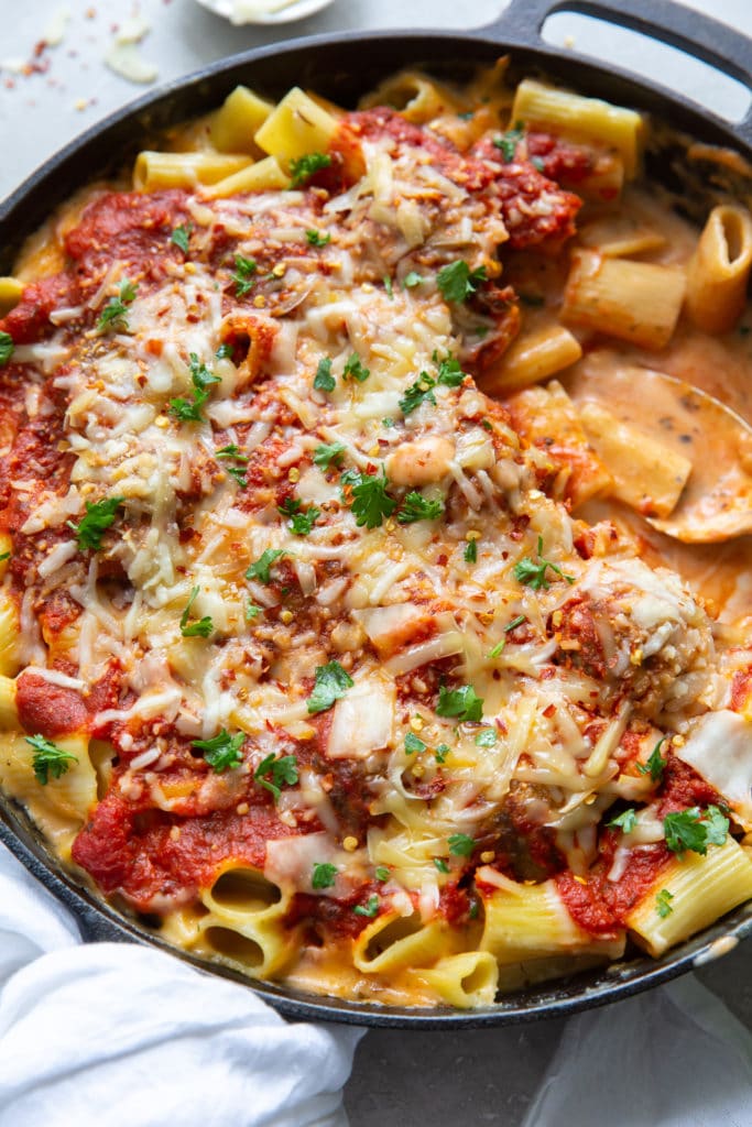 Meatball mac and cheese from Pumpkin N Spice.