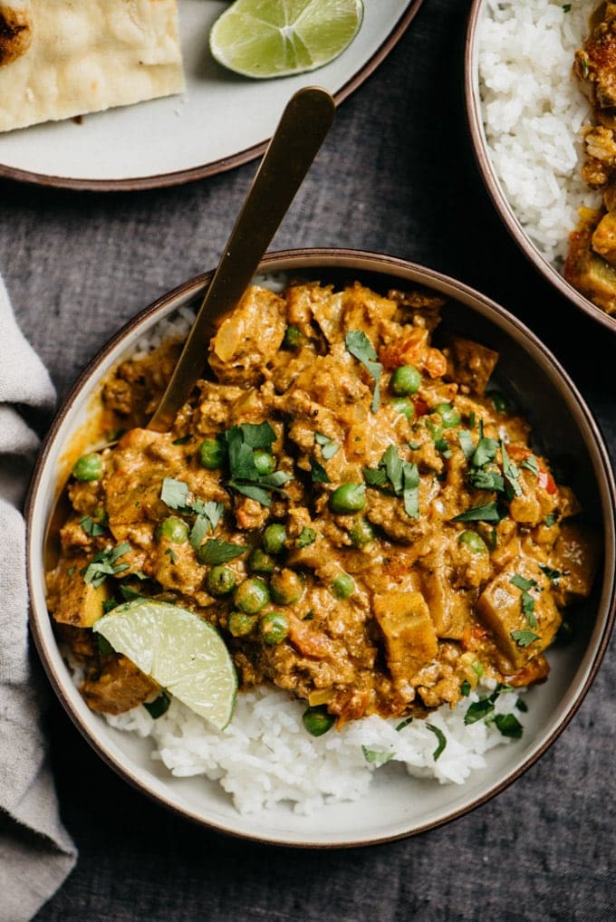 Keema curry from Our Salty Kitchen.