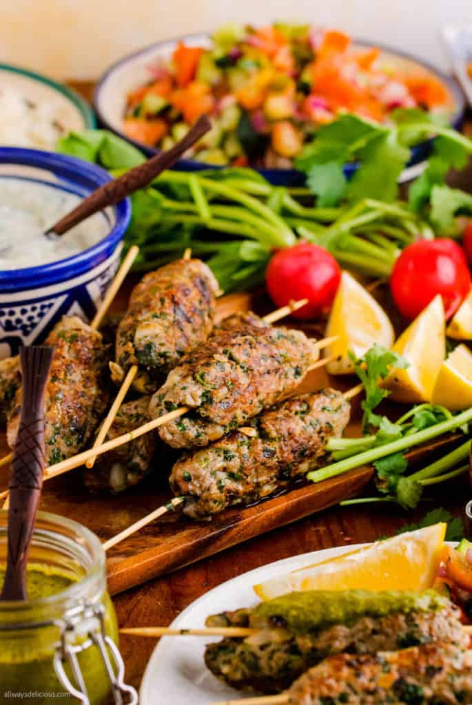 Lamb Kofta Kebabs from All Ways Delicious.