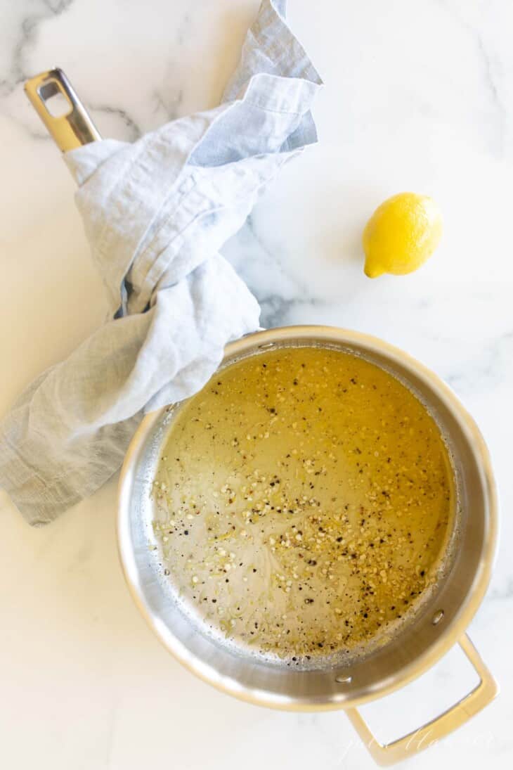 Lemon Pepper Sauce from Julie Blanner.