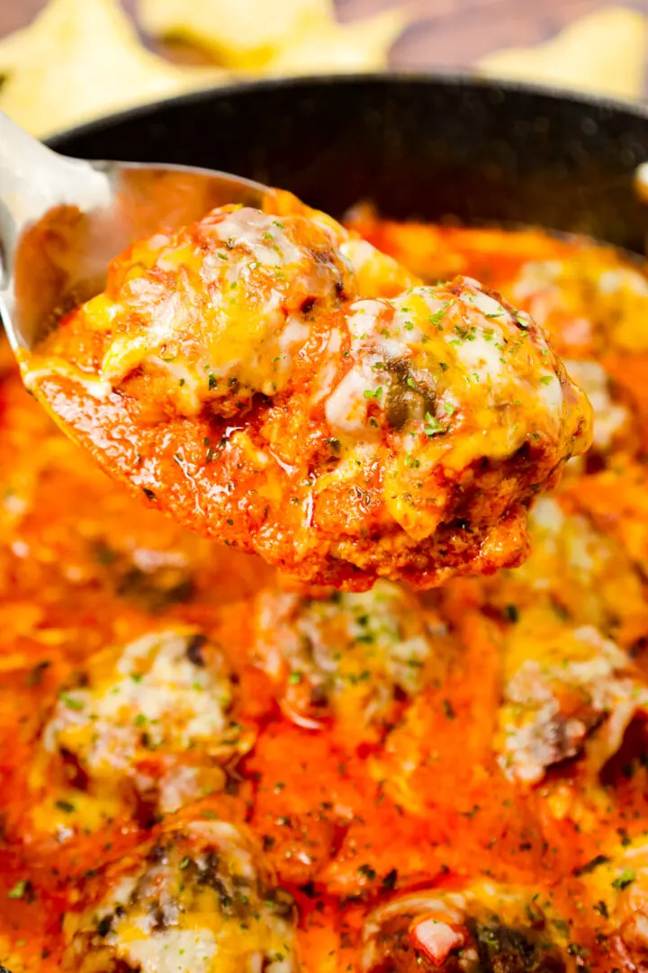 Tex-Mex meatballs from This Is Not Diet Food.