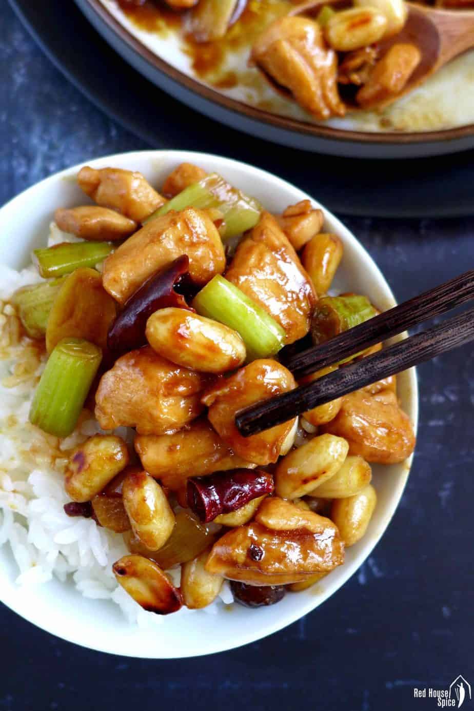 Kung pao chicken from Red House Spice.