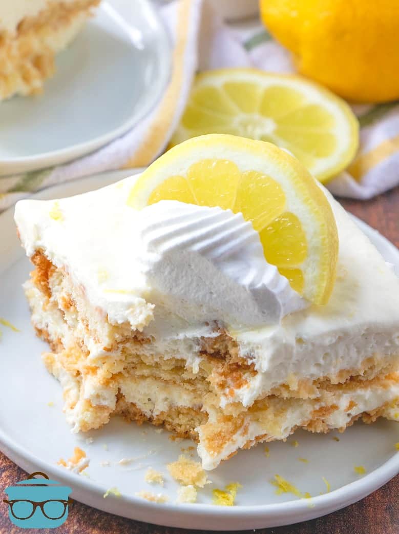 Lemon icebox cake from The Country Cook.