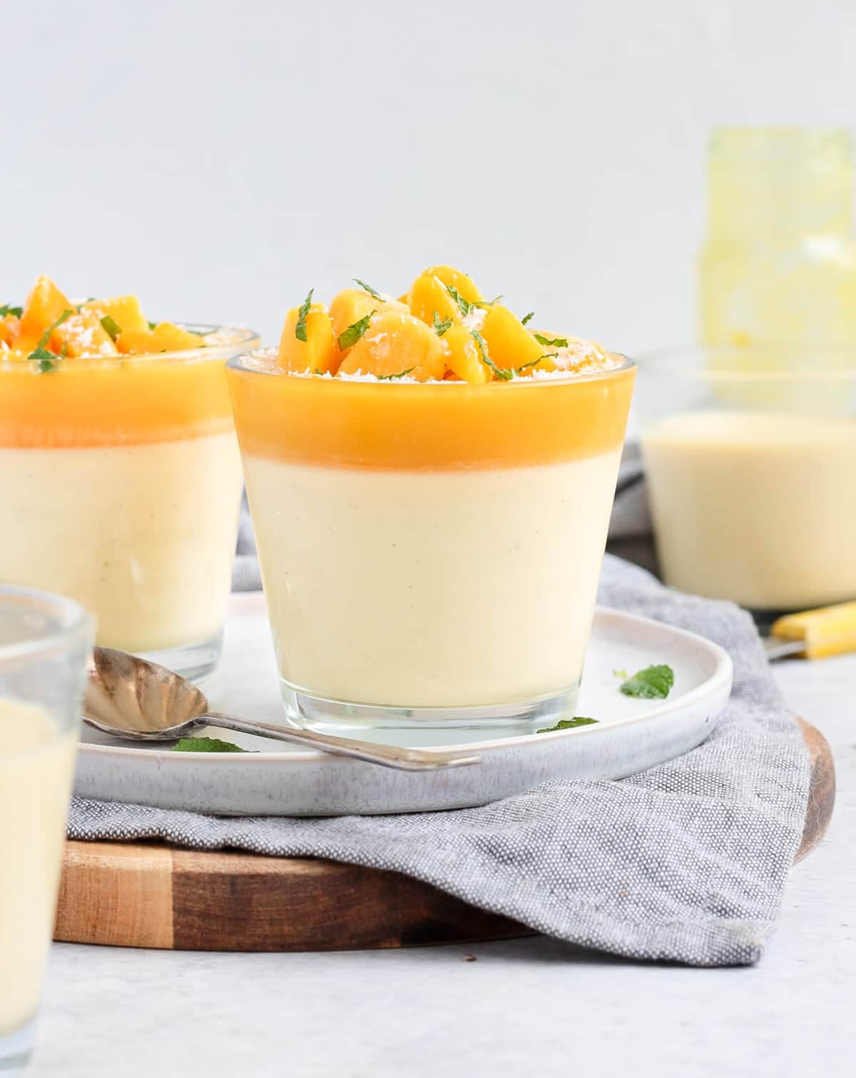 Mango Pana Cotta from A Baking Journey.