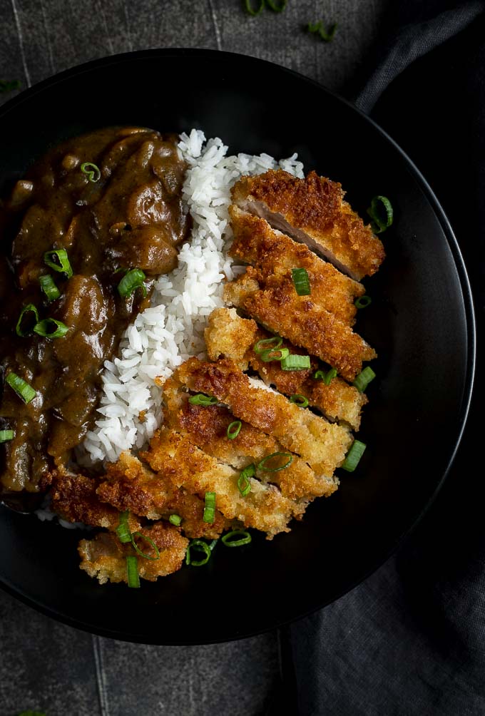 Japanese Katsu curry recipe from Went Here Ate This.