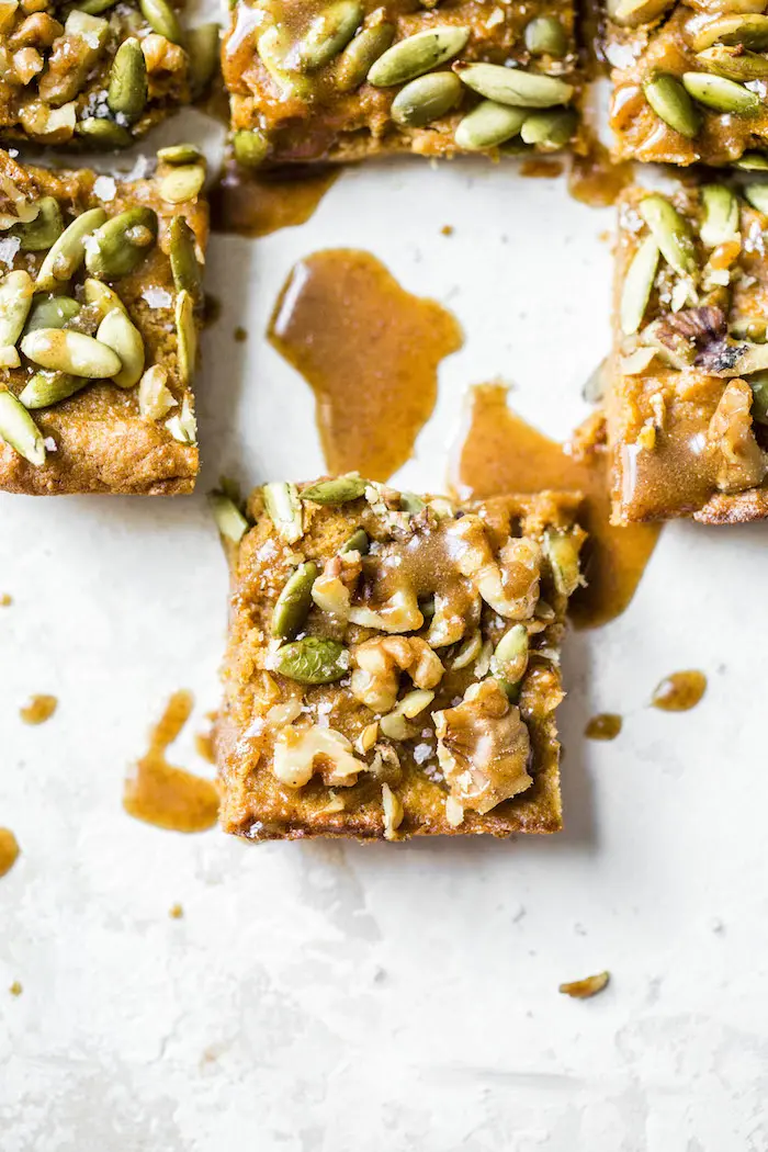 Image of paleo sweet potato bars from The Almond Eater.