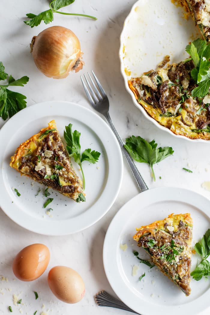 Sweet potato frittata from Sunkissed Kitchen.