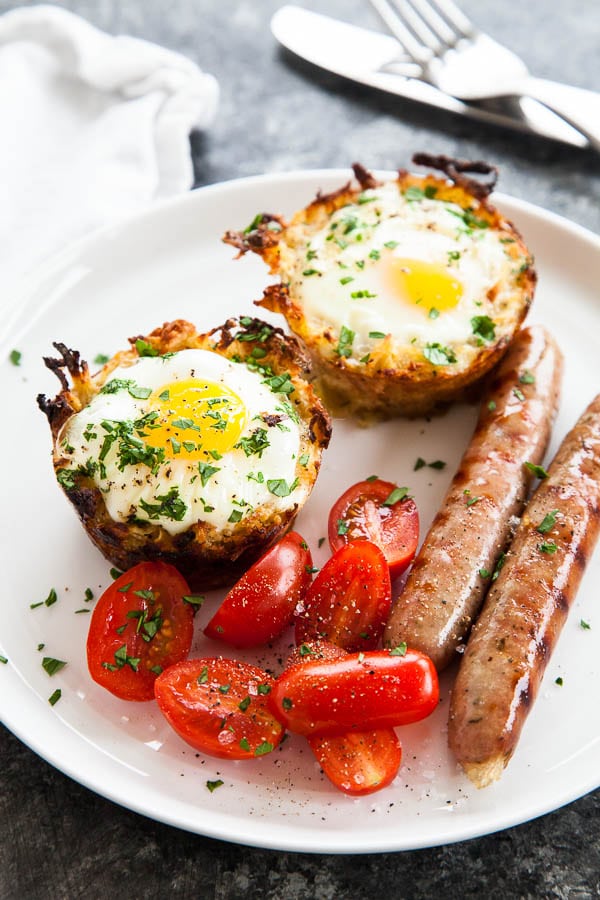 Image of sweet potato egg nests from Breakfast For Dinner.