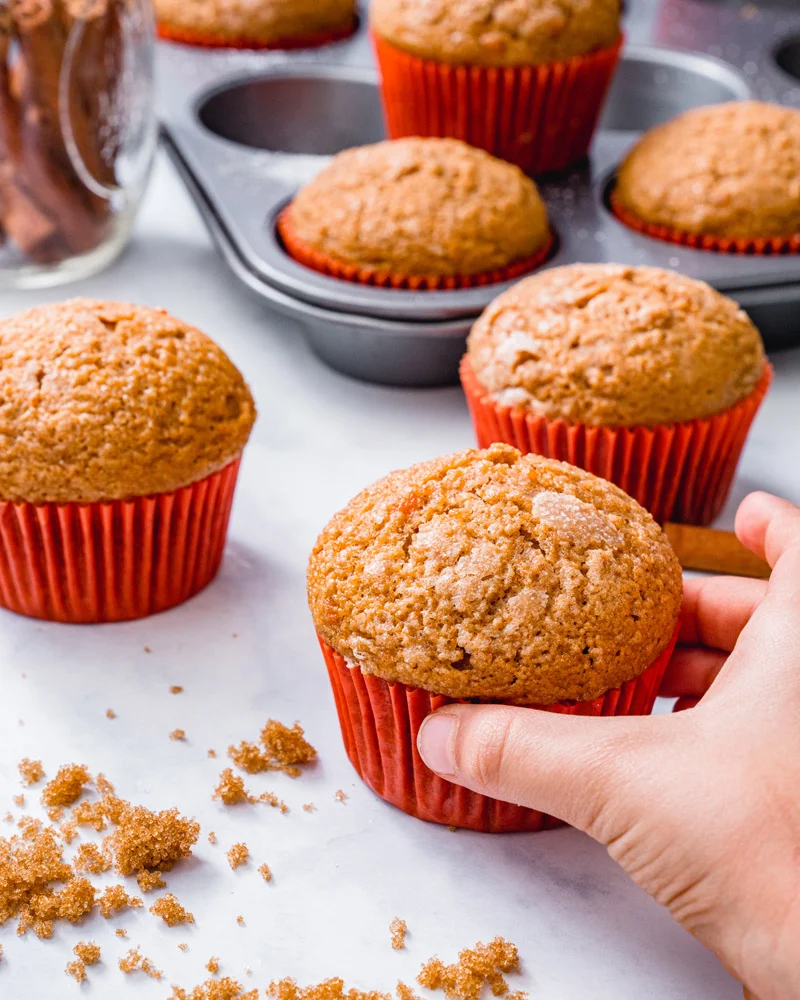 Sweet potato muffin recipe from A Couple Cooks.