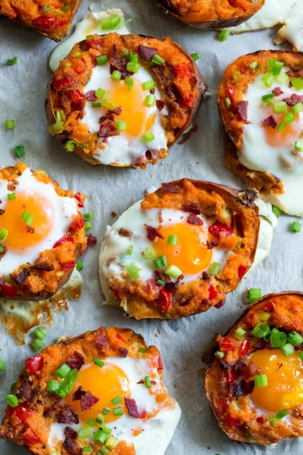 Image of Twice Baked Sweet Potato from Paleo Running Momma.