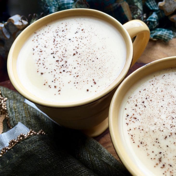 Homemade eggnog recipe from Just Short Of Crazy.