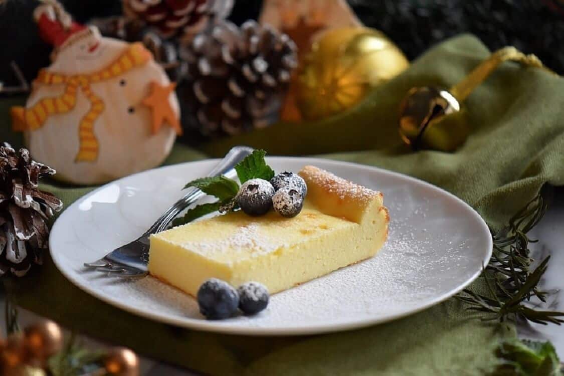 Image of creamy limoncello Italian ricotta cake by She Loves Biscotti.