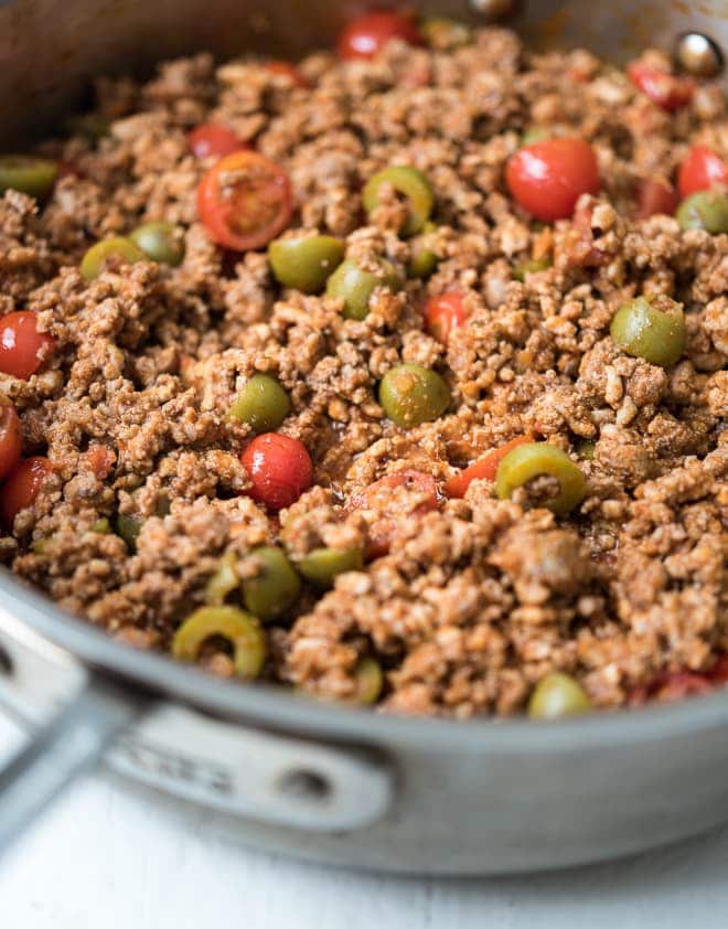 This is an image of Picadillo from Life Is But A Dish.