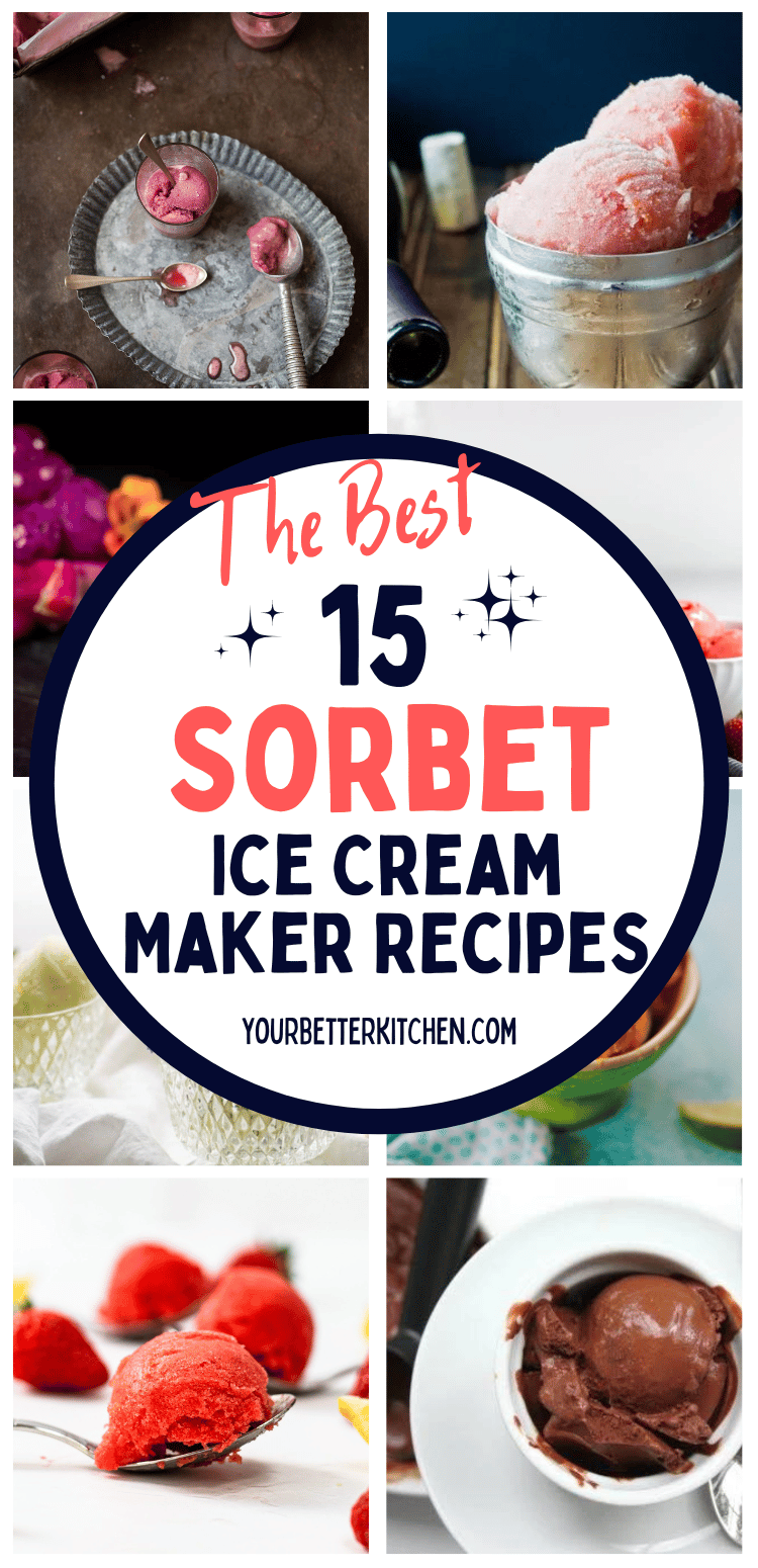 Homemade sorbet ice online cream maker