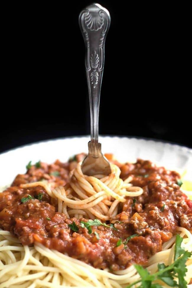 This is an image of Bolognese from Erren's Kitchen.