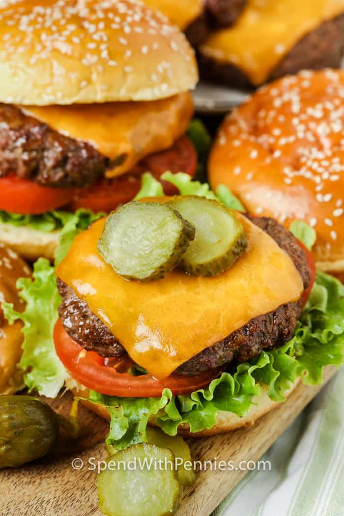 Air Fryer Hamburger from Spend With Pennies.