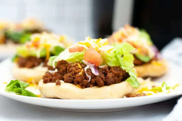 Air Fryer Indian Tacos From Made In A Pinch.