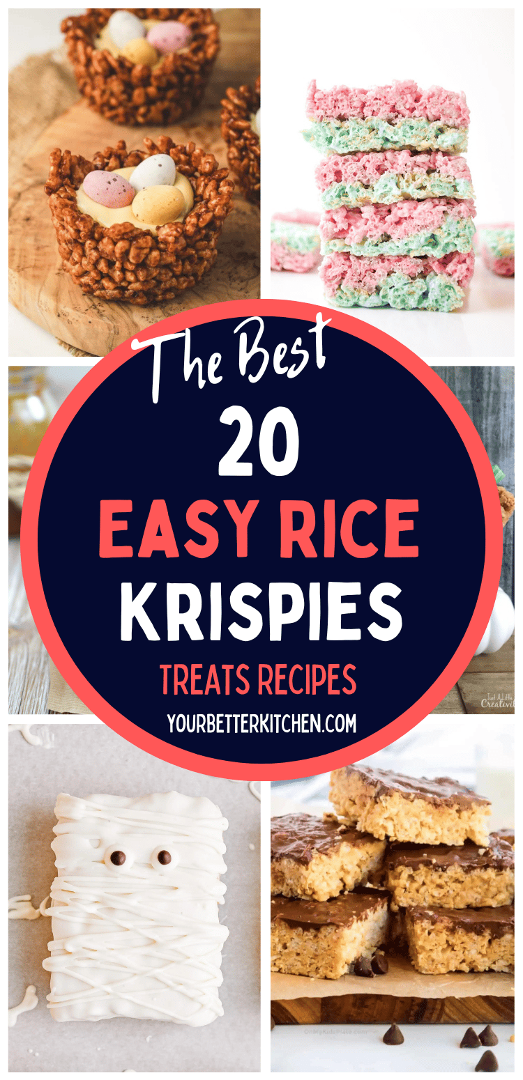 The best easy rice krispies treats recipes pin.