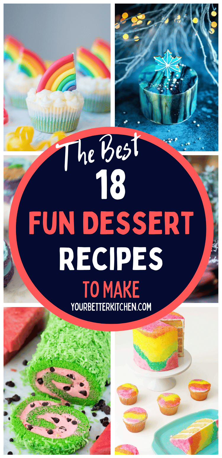 Fun dessert recipes to make pin.