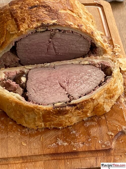 Air Fryer Beef Wellington from Recipe This.