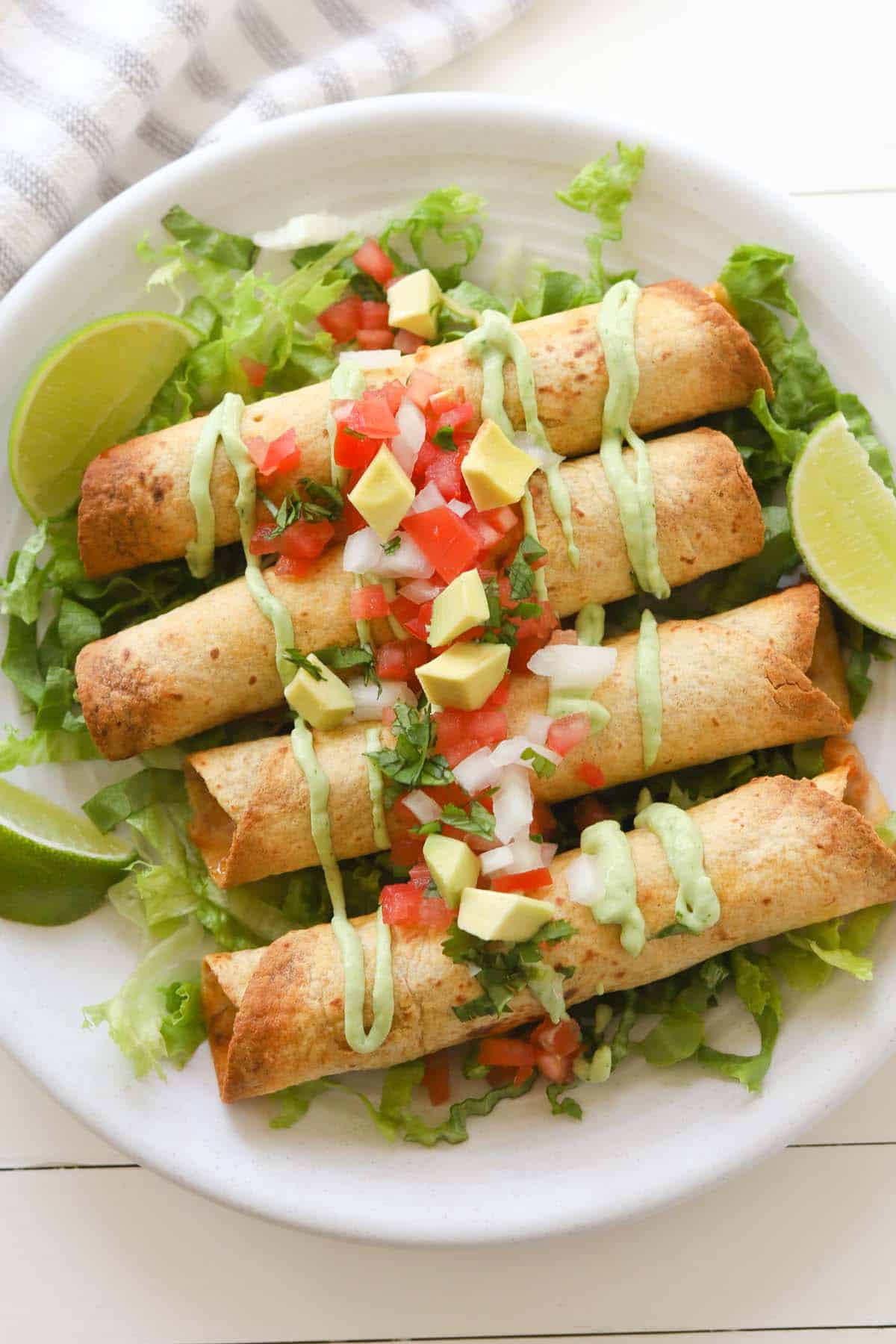 Air Fryer Beef Taquitos from A Peachy Plate.