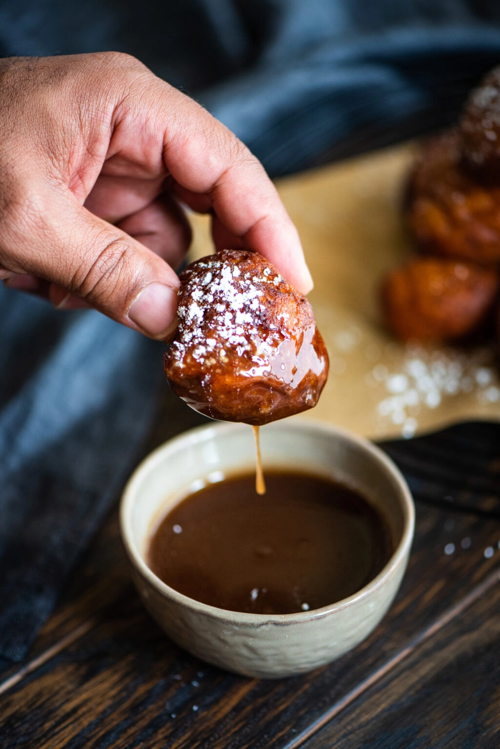 Sweet potato fritters from Dude That Cookz.