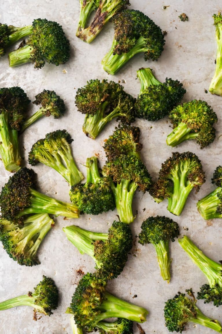 Oven roasted broccoli.