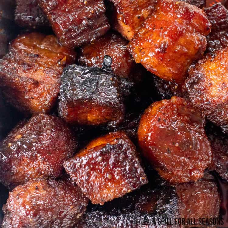 Pork belly burnt ends.